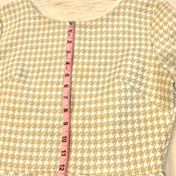 COPY - Houndstooth Peplum Blouse - Picture 8 of 11